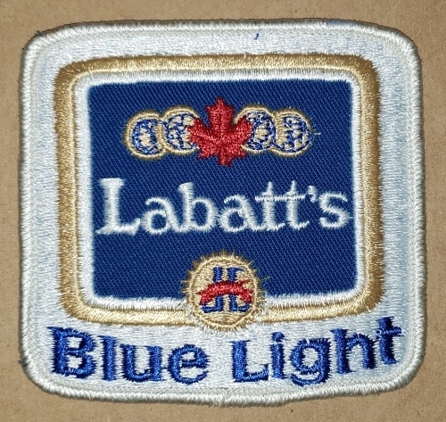 Labatts Blue Light Beer Uniform Patch