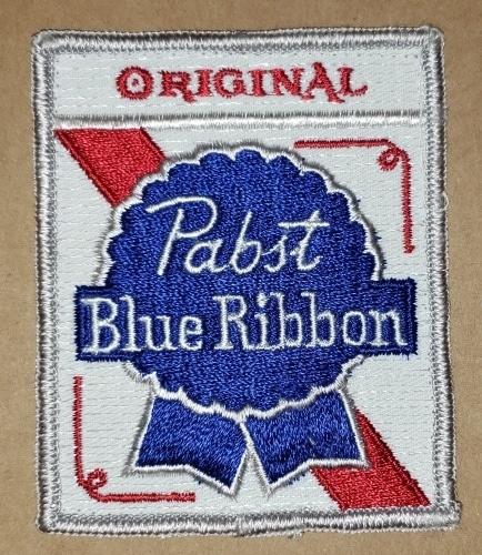 Pabst Blue Ribbon Beer Uniform Patch
