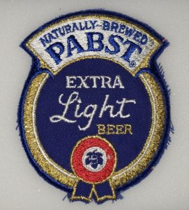 Pabst Extra Light Beer Uniform Patch pabst extra light beer uniform patch Pabst Extra Light Beer Uniform Patch pabstextralightbeerpatch 271x300