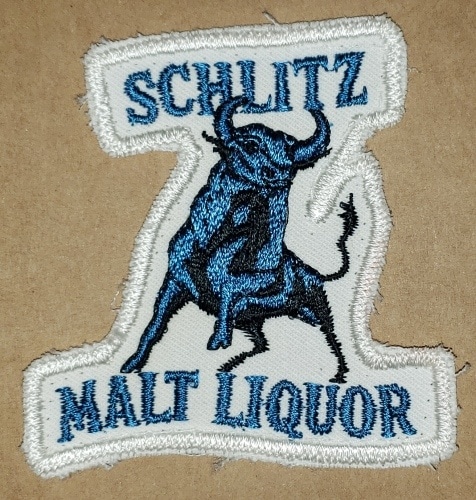Schlitz Malt Liquor Bull Uniform Patch