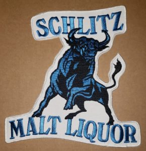 Schlitz Malt Liquor Bull Uniform Patch schlitz malt liquor bull uniform patch Schlitz Malt Liquor Bull Uniform Patch schlitzmaltliquorbullpatchextralarge 290x300