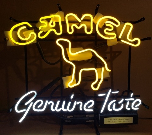 Camel Cigarettes Neon Sign