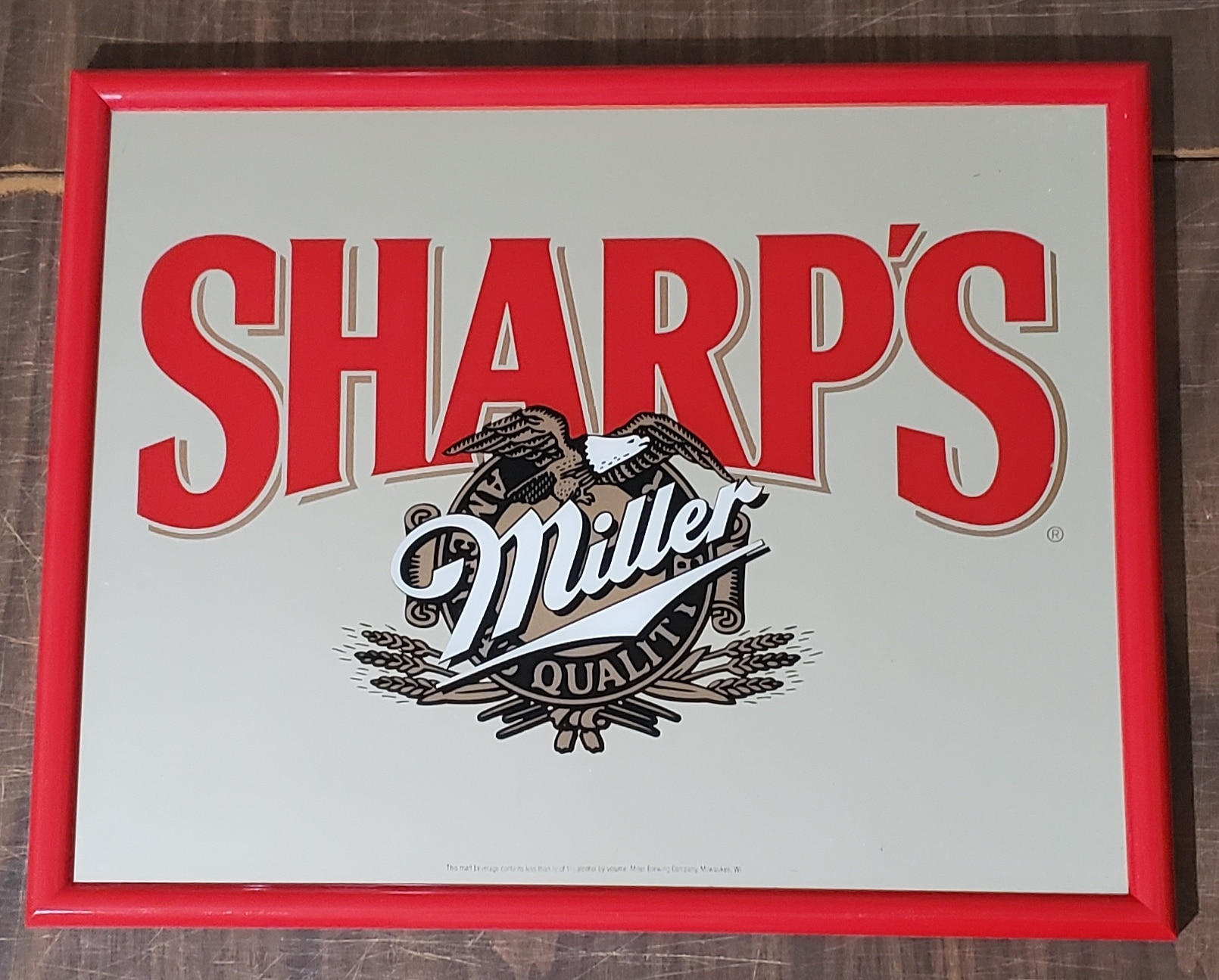 Sharps Beer Mirror
