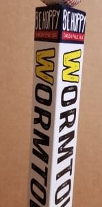 Wormtown Beer Tap Handle