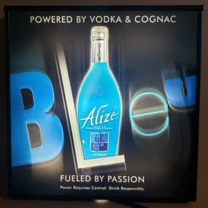 Alize Liqueur Lighted Sign