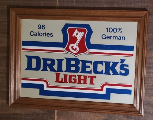 Becks Light Beer Mirror