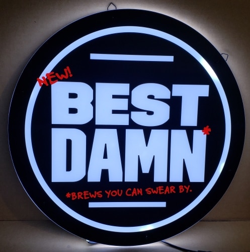 Best Damn Beer LED Sign