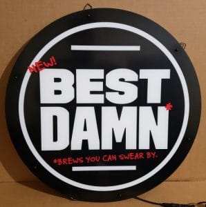Best Damn Beer LED Sign best damn beer led sign Best Damn Beer LED Sign bestdamnled2016off 298x300