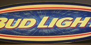 Bud Light Beer Lighted Sign