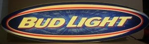 Bud Light Beer Lighted Sign bud light beer lighted sign Bud Light Beer Lighted Sign budlight1999 300x89