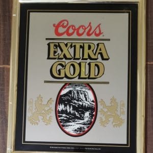 Coors Extra Gold Beer Mirror
