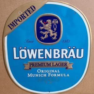 Lowenbrau Beer Tin Sign