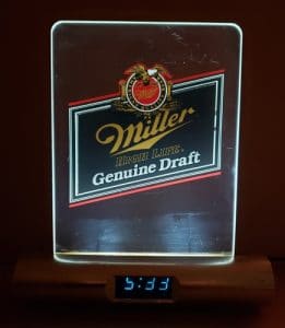 Miller Genuine Draft Beer Clock Light miller genuine draft beer clock light Miller Genuine Draft Beer Clock Light millergenuinedraftlighteddigitalclock2 261x300