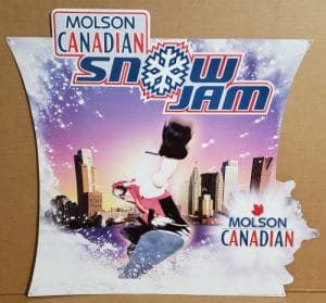 Molson Canadian Beer Tin Sign molson canadian beer tin sign Molson Canadian Beer Tin Sign molsoncanadiansnowjamtin2001 300x279