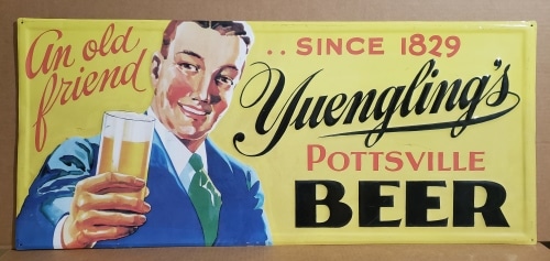 Yuengling Beer Tin Sign