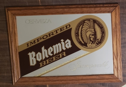 Bohemia Beer Mirror