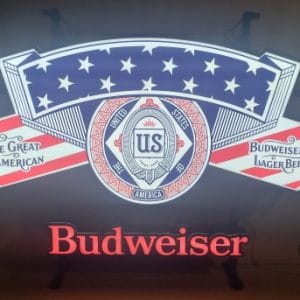 Budweiser Beer USA LED Sign