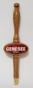 Genesee Beer Tap Handle genesee beer tap handle Genesee Beer Tap Handle geneseebeertallwoodovalredlabeltap 113x300