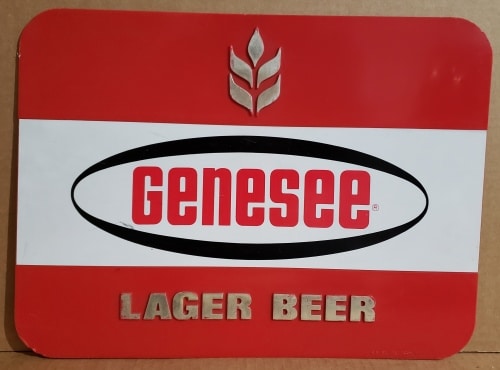 Genesee Lager Beer Sign