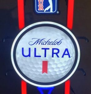 Michelob Ultra Beer PGA LED Sign