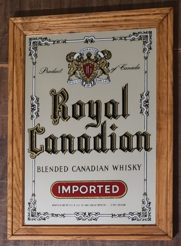 Royal Canadian Whisky Mirror
