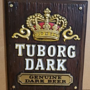 Tuborg Dark Beer Sign