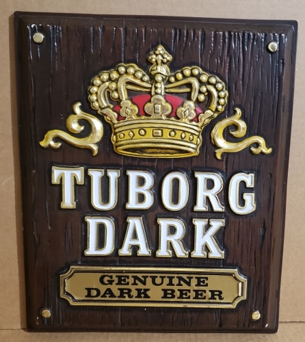 Tuborg Dark Beer Sign