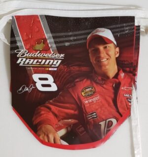 Budweiser Beer NASCAR Flag Banner