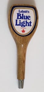 Labatts Blue Light Beer Tap Handle labatts blue light beer tap handle Labatts Blue Light Beer Tap Handle labattsbluelightwoodpaddletap 145x300