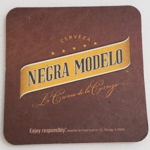 Negra Modelo Beer Coaster