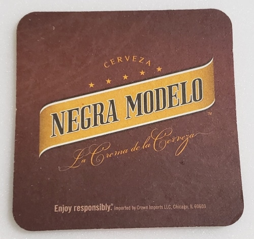 Negra Modelo Beer Coaster