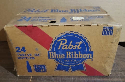 Pabst Blue Ribbon Beer Case