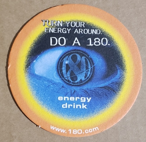 180 Energy Drink Coaster
