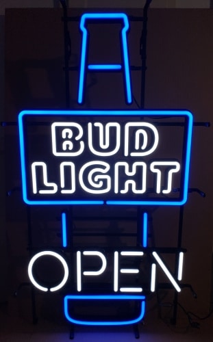 Bud Light Beer Open LED Sign