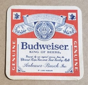 Budweiser Beer Coaster budweiser beer coaster Budweiser Beer Coaster budweiserlabelthisbudscoaster 300x290