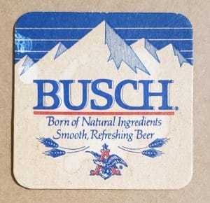 Busch Beer Coaster busch beer coaster Busch Beer Coaster buschcowboycoaster 300x290