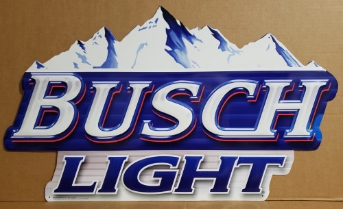 Busch Light Beer Tin Sign