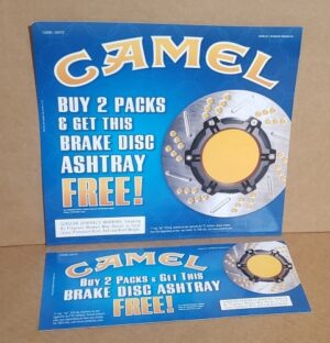 Camel Cigarettes Ashtray Sign