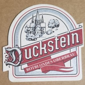 Duckstein Rotblondes Beer Coaster