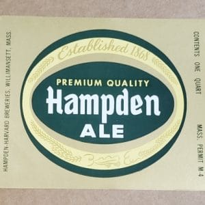 Hampden Ale Beer Label