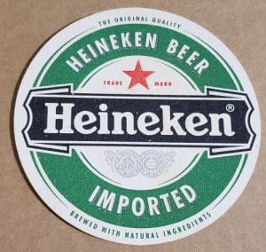 Heineken Beer Coaster heineken beer coaster Heineken Beer Coaster heinekencoaster2000 300x284