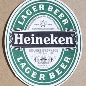 Heineken Lager Beer Coaster
