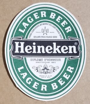 Heineken Lager Beer Coaster