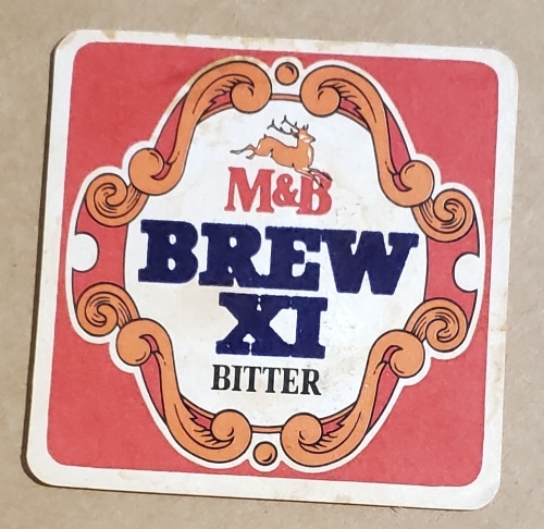 Mitchells Butlers Bitter Beer Coaster