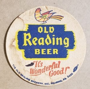 Old Reading Beer Coaster old reading beer coaster Old Reading Beer Coaster oldreadingroundcoaster 300x295