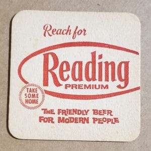Reading Premium Beer Coaster