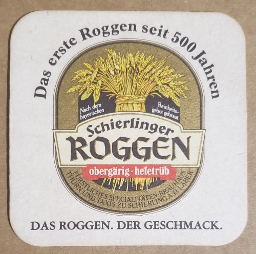 Schierlinger Roggen Beer Coaster