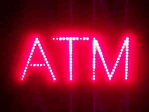 ATM Window LED Sign