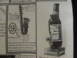 Budweiser Beer Dancing Bottle Sign