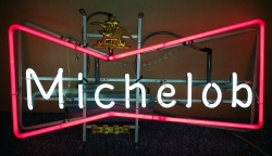 Michelob Beer Bowtie Neon Sign